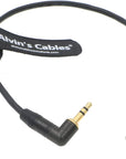 Alvin's Cables 5 Pin Male to Right Angle 3.5mm TRS Audio Cable for Z CAM E2 Camera