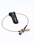 Alvin's Cables BNC Female to DIN 1.0 2.3 Male RG179 Cable 75 Ohm for Blackmagic