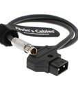 Alvin's Cables D-tap to Fischer 3 Pin Male Power Cable for CineTape Measure Control 45cm|18inches