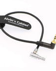Alvin's Cables 5 Pin Right Angle Male to Right Angle 3.5mm TRS Audio Cable for Z CAM E2 Camera