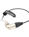 Alvin's Cables 5 Pin 00 Right Angle Male to XLR 3 Pin 90 Degree Female Audio Cable for Z CAM E2 Camera