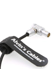 Alvin's Cables Z CAM E2 Camera Right Angle Power Cable Flexible 90 Degrees 4 Pin to D Tap