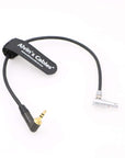 Alvin's Cables 5 Pin Right Angle Male to Right Angle 3.5mm TRS Audio Cable for Z CAM E2 Camera