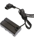 Alvin's Cables NP F550 Dummy Battery to D-Tap Power Cable for Sony NP F570 NP F970 Atomos Shinobi Atomos Ninja Monitor SmallHD Focus 7