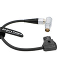 Alvin's Cables Arri Alexa Mini Camera Power Cable 2B Right Angle 8 Pin Female to D Tap