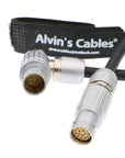 Alvin's Cables ARRI Classic EVF Cable 16 Pin Male Right Angle to 16 Pin Female Straight