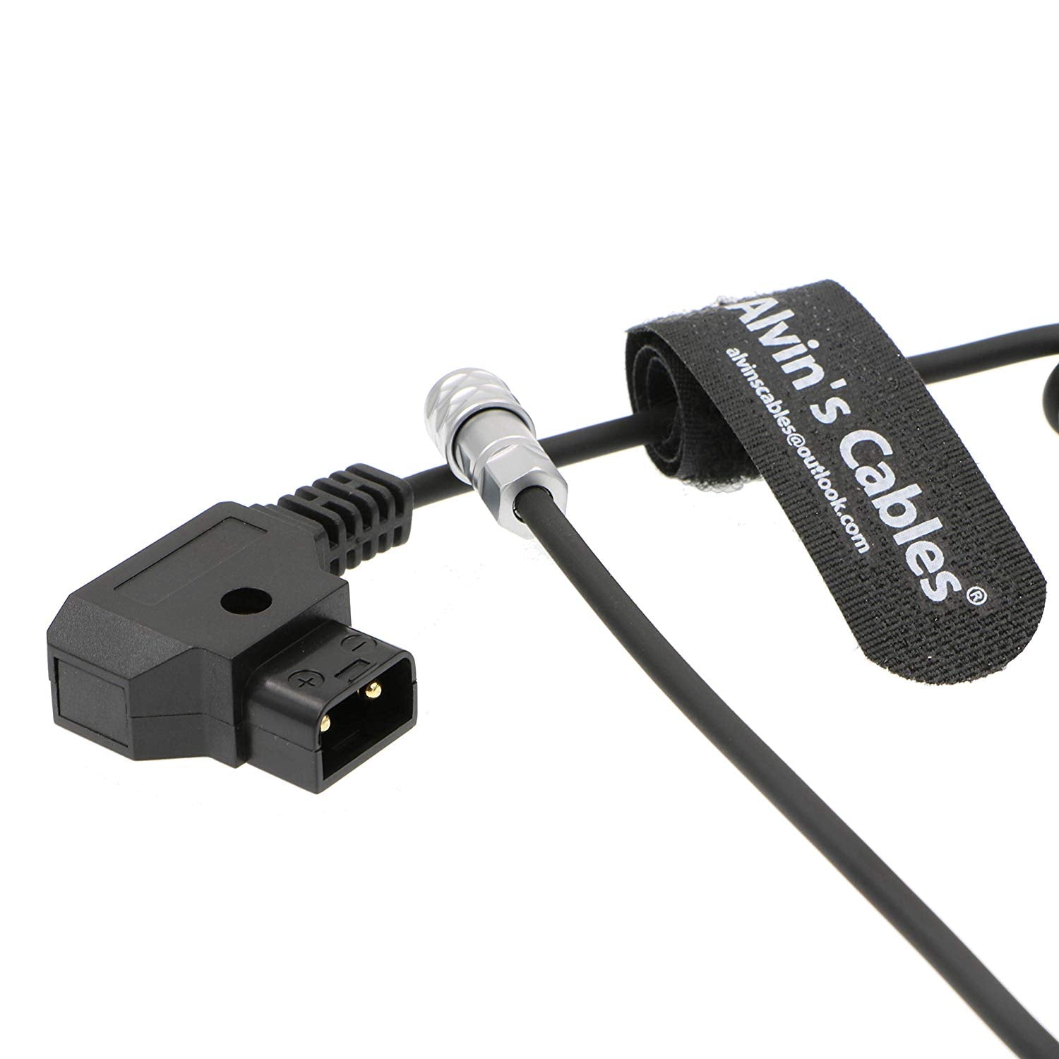 Alvin's Cables BMPCC 4K/6K to D Tap Coiled Power Cable for Blackmagic Pocket Cinema Camera 4K/6K Gold Mount V Mount Battery Weipu 2 Pin Female to P Tap