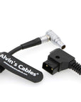 Alvin's Cables Z CAM E2 S6 F6 Power Cable 90 Degrees Right Angle 2 Pin Male to D tap Cord
