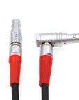 Alvin's Cables 4 Pin Male to 4pin Male Cable for Arri LBUS FIZ MDR Wireless Focus Right Angle to Straight