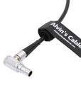 Alvin's Cables Z CAM E2 S6 F6 Blackmagic Pyxis 6K Teradek Power Cable AlvinTap Protective DTap to 90 Degrees Right Angle 2 Pin Male