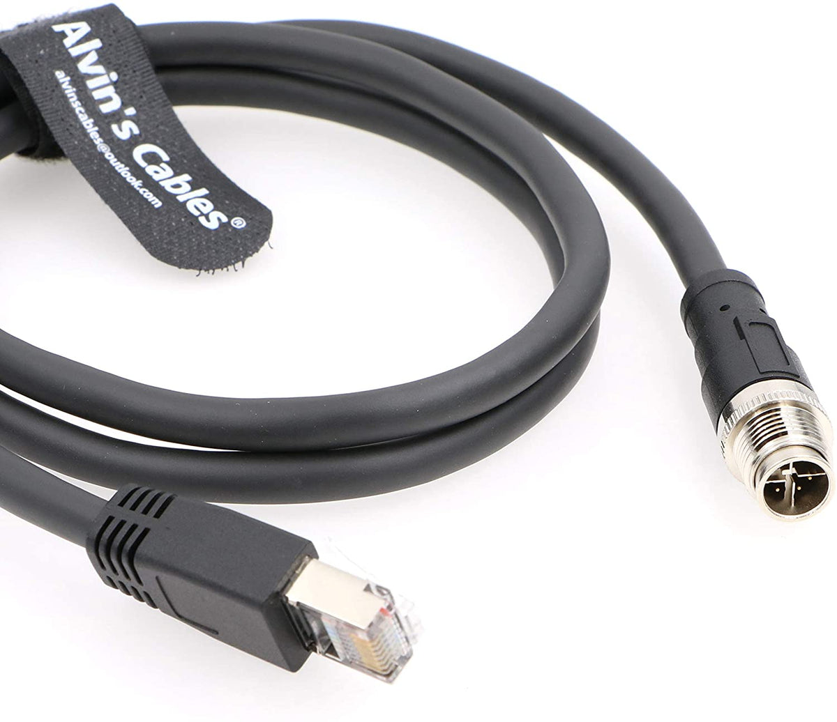 camiicaページ Alvin's Cables M12 8 Pin X Code to RJ45 for Ethernet Cable