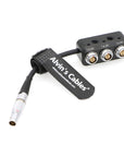 Alvin's Cables 1 to 3 Mini Power Splitter Box Cable 2 Pin Male to 3 2 Pin Female Box for ARRI RED Cameras Teradek