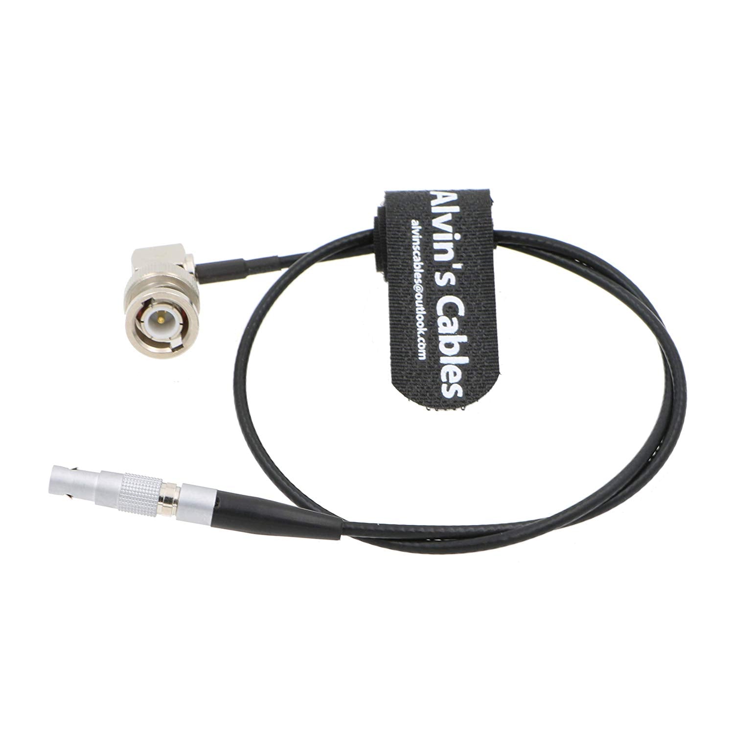 Alvin's Cables BNC Right Angle to 4 Pin Time Code Input Adapter Cable for Red Epic Scarlet