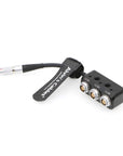 Alvin's Cables 1 to 3 Mini Power Splitter Box Cable 2 Pin Male to 3 2 Pin Female Box for ARRI RED Cameras Teradek