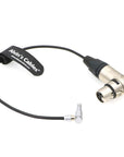 Alvin's Cables 5 Pin 00 Right Angle Male to XLR 3 Pin 90 Degree Female Audio Cable for Z CAM E2 Camera