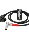 Alvin's Cables Zacuto Gratical Eye Viewfinder Power Cable 2 Pin Male Right Angle to D Tap