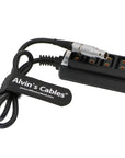Alvin's Cables 2 Pin Male to 4 D Tap Female Splitter Cable for ARRI RED DSMC2 Jetpack RTmotion Sidekick