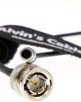 Alvin's Cables Time Code Adapter Cable for Red Epic Scarlet BNC Plug to 4 Pin Male Nor1438 Cable