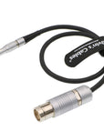 Alvin's Cables Steadicam Zephyr 3 Pin Male to 2 Pin Femlae Cable for ARRI Alexa XT SXT 12/24 Volts