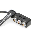Alvin's Cables 1 to 3 Mini Power Splitter Box Cable 2 Pin Male to 3 2 Pin Female Box for ARRI RED Cameras Teradek