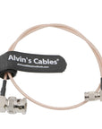Alvin's Cables Blackmagic DIN 1.0 2.3 Mini BNC Right Angle to BNC Male Right Angle 75ohm RG179 HD SDI Cable