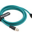 Alvin’s Cables M12 8 Pole X-Code Male to RJ45 Cat6a Ethernet Shielded Cable for Cognex Industrial Camera