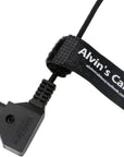 Power-Cable for Teradek|ARRI 2-Pin-Male to Reverse D-Tap Flexible Braided Cable 7CM Alvin's Cables