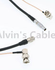 Alvin's Cables 2 Pin to Hirose 4 Pin Male BNC Cable for Teradek 55 Bond BMCC Camera