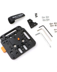 V-Lock Assembly-Kit with Female-V-Dock Male-V-Lock Quick-Release-Plate for V-Mount-Battery Alvin’s Cables