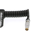 Alvin's Cables 6 Pin Female to Anton D Tap Coiled Twist Power Cable for Red Epic Scarlet Camera