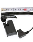 Alvin's Cables Lanparte LP E6 Dummy Battery to D Tap Cable for Canon 5D4 5DSR 5D2 5D3 6D 60D 7D 7D2 70D 80D