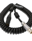 Alvin’s Cables ARRI Alexa XT SXT Cameras Coiled Power Cable 2 Pin Female to XLR 3 Pin Male