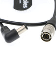 Alvin's Cables 4 Pin Hirose Male to Right Angle DC Jack Power Cable for Sound Devices 633/644/688 Zoom F8 Blackmagic Cinema Camera 4K
