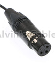 Alvin's Cables 3 Pin Male FVB 00 303 NLA to XLR 3 Pin Female Audio Cable for Sennheiser SK2000 Transmitter, Wisycom MTP60