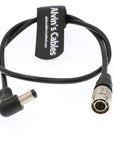 Alvin's Cables 4 Pin Hirose Male to Right Angle DC Jack Power Cable for Sound Devices 633/644/688 Zoom F8 Blackmagic Cinema Camera 4K
