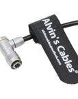 Alvin's Cables PORTKEYS BM5 BM7 Monitor Right Angle Power Cable 4 Pin Female to Anton Bauer D-TAP Male Coiled Power Cord