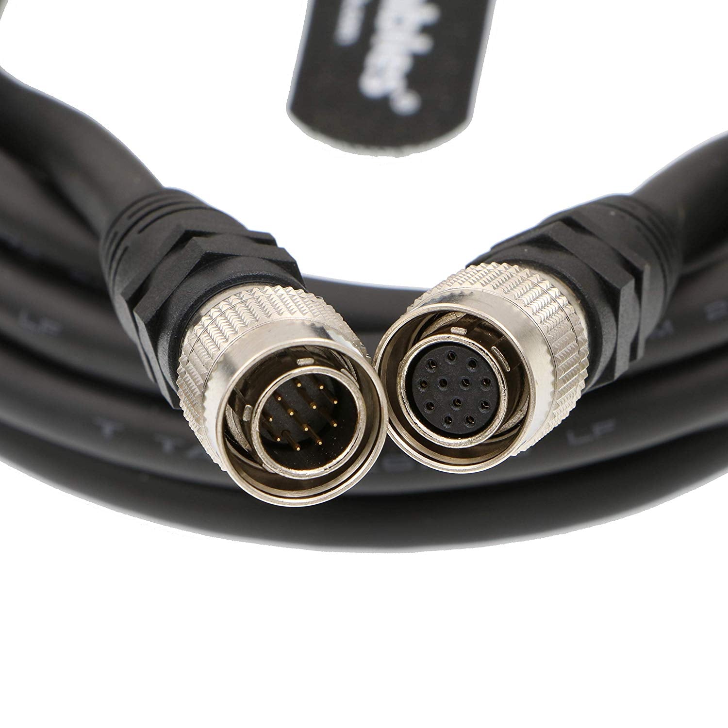 Alvin's Cables Hirose 12 Pin Male to Female High Flex Shielded Cable for Sony CCD Hitachi Industrial Machine Vision Cameras
