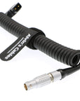 Alvin's Cables 6 Pin Female to Anton D Tap Coiled Twist Power Cable for Red Epic Scarlet Camera