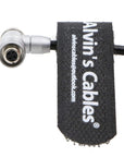 Alvin's Cables PORTKEYS BM5 BM7 Monitor Right Angle Power Cable 4 Pin Female to Anton Bauer D-TAP Male Coiled Power Cord