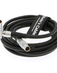 Alvin's Cables 7 Pin Male to 7 Pin Male Data Cable for Trimble R7 Receiver to TRIMMARK III Radio Right Angle to Straight