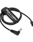 Alvin's Cables Micro USB to 2.1 DC Barrel Motor Power Cable for Tilta Nucleus Nano