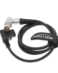 Alvin's Cables Arri Alexa Mini Camera Power Cable 2B Right Angle 8 Pin Female to D Tap