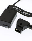 Alvin's Cables New A7 Dummy Battery to D Tap Coiled Cable for Sony A7R A7S A7II NEX Series Camera