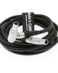 Alvin's Cables 7 Pin Male to 7 Pin Male Data Cable for Trimble R7 Receiver to TRIMMARK III Radio Right Angle to Straight