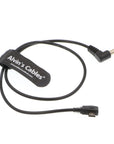 Alvin's Cables Micro USB Right Angle to 2.1 DC Barrel Motor Power Cable for Tilta Nucleus Nano