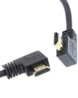 Z Cam E2 L Shape 4K 60P HDMI Cable for Atomos Shinobi Ninja V Monitor Portkeys BM5 Right Angle to Right Angle High Speed HDMI Cord