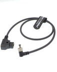 Alvin's Cables Atomos Monitor Power Cable Right Angle Locking DC 5.5 2.1 for Touchscreen Display Video Devices PIX-E7 PIX-E5 Hollyland Mars 400s