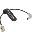 Alvin's Cables Red Komodo Timecode Cable BNC Male to EXT 9 Pin Male Right Angle Time Code Cable for Sound Devices ZAXCOM