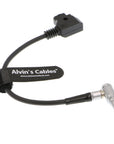 Alvin's Cables 4 Pin Male Right Angle to D-tap Power Cable for Hollyland Cosmo 400 Wireless Video Transmission System