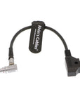 Alvin's Cables 4 Pin Male Right Angle to D-tap Power Cable for Hollyland Cosmo 400 Wireless Video Transmission System